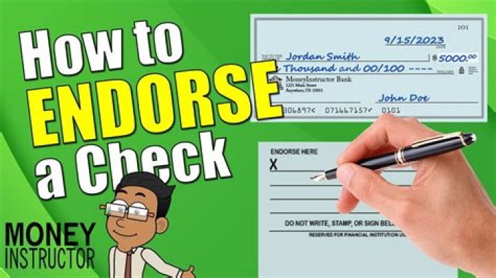 How do you endorse a joint check?