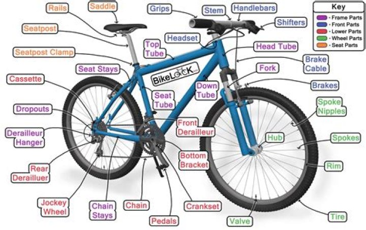 How does a bicycle work explanation for kids?