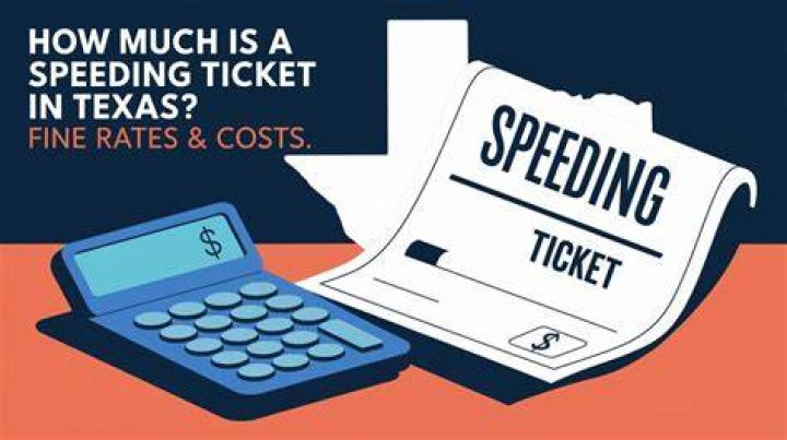 How much is a 15 over speeding ticket in Texas?