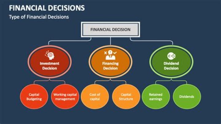 What are examples of financing decisions?