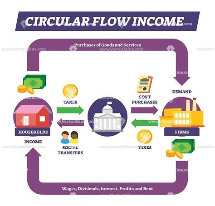 What is money circular flow?