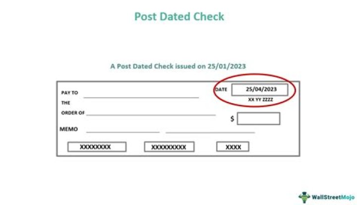 What is post paid check?