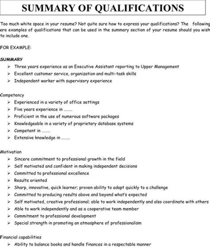 What is qualification and example?