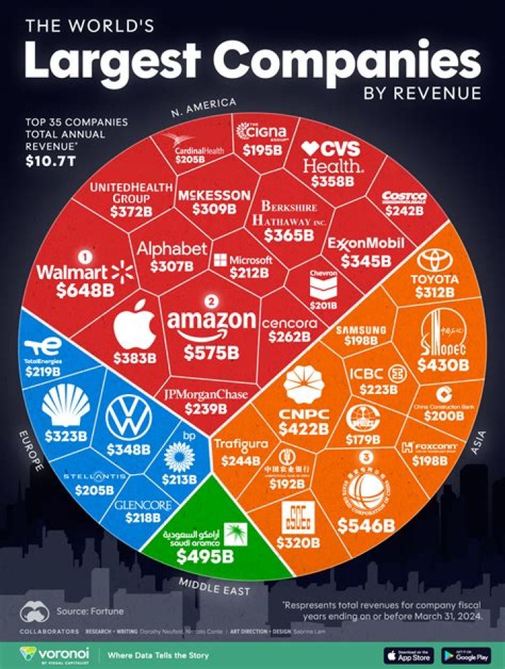 What was the largest company in 2008?