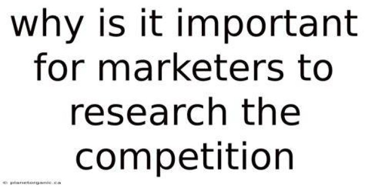 Why is it so important for marketers to undertake research?