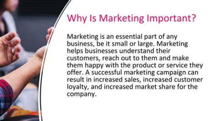 Why the marketing is important?